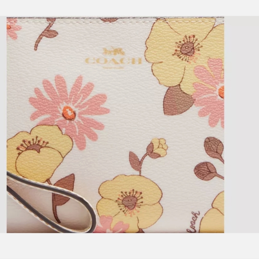 Coach Floral Wristlet - Picture 3 of 5